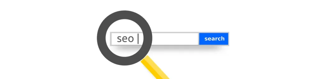 Dos Comas – consejos SEO para principiantes con lupa sobre informe de SEO